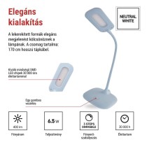 EMOS Stella LED asztali lámpa, kék