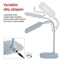 LED stolní lampa STELLA, modrá