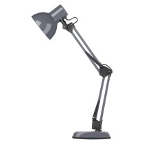 Lampa biurkowa E27 LUCAS 48 cm ciemno szary