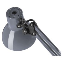 Lampa biurkowa E27 LUCAS 48 cm ciemno szary