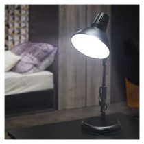 Stolní lampa DUSTIN na žárovku E27, černá