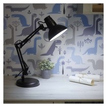 Stolní lampa DUSTIN na žárovku E27, černá