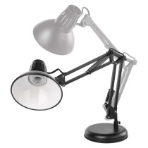 Stolní lampa DUSTIN na žárovku E27, černá