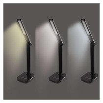LED stolná lampa CARSON, čierna