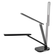 LED stolná lampa CARSON, čierna