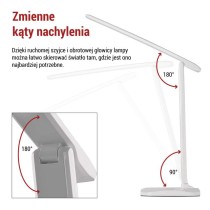 Lampa biurkowa LED CHASE biała
