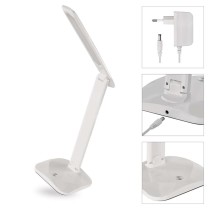 LED stolná lampa CHASE, biela