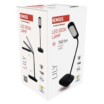LED galda lampa LILY, melna