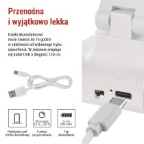 Lampa biurkowa LED AMY, ładowalna