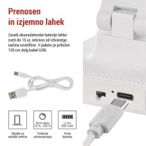 Namizna LED svetilka AMY, polnilna