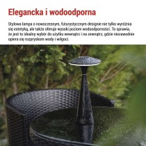 Lampa stołowa LED Garden JASON, ładowalna, CCT