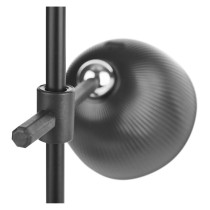 LED stolná lampa SOPHIE, dobíjacia, čierna