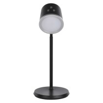 Lampa biurkowa LED ABBIE, ładowalna, czarna
