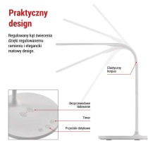 Lampa biurkowa LED OSCAR biała