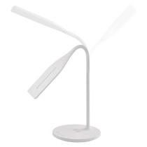 LED stolná lampa OSCAR, biela