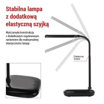 Lampa biurkowa LED MOLLY czarna