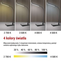 Lampa biurkowa LED KYLE