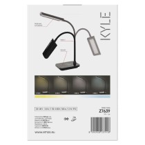 LED stolná lampa KYLE, čierna