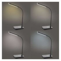 LED stolná lampa KYLE, čierna