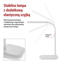 Lampa biurkowa LED MOLLY biała