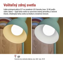 Stolná lampa POPPY, zelená