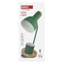 Galda lampa POPPY E27 spuldzei, zaļa
