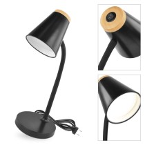LED stolná lampa TARA, čierna