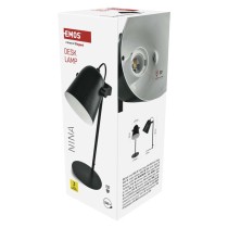Lampa biurkowa NINA na żarówkę E27, czarna