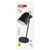 Stolná lampa NINA, čierna