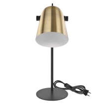 Lampa biurkowa NINA na żarówkę E27, złota