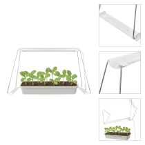 LED svetilka za rastline polnega spektra za setev, 28 LED diod, časovnik