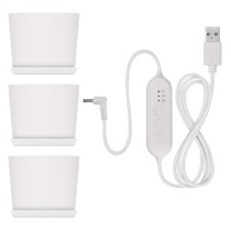 Pflanzenlampe LED Vollspektrum, 30 LEDs, für Innenräume, mit Zeitschaltuhr, dimmbar