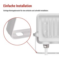 LED reflektor GLARO 20W, weiß, IP65, 2000 lm, neutralweiß