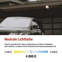 LED reflektor GLARO 20W, weiß, IP65, 2000 lm, neutralweiß