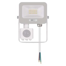 LED reflektor GLARO s pohybovým čidlem, 10 W, bílý, IP54, 1000 lm, neutrální bílá