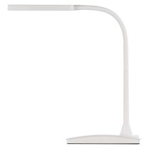 LED stolná lampa Eddy, biela