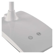 LED stolná lampa Eddy, biela