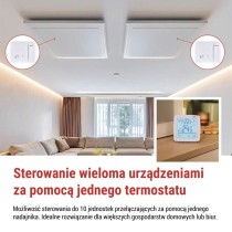 Termostat bezprzewodowy, pokojowy, programowalny z OpenTherm, P56A11