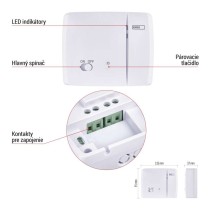 Izbový programovateľný bezdrôtový OpenTherm termostat P56A11