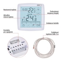 Izbový programovateľný drôtový OpenTherm termostat P56A01