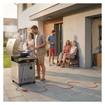 Hosszabbító 10 m / 1 aljzat / narancssárga / PVC / 250 V / 1,5 mm2