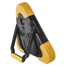 LED varovný trojúhelník, nabíjecí, COB LED + červená LED