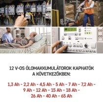 EMOS Ólomakkumulátor 12V 1.3Ah