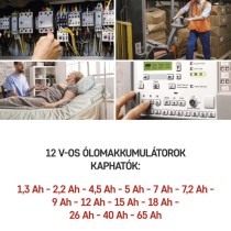 EMOS Ólomakkumulátor 12V 9Ah