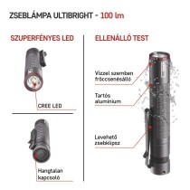 EMOS ULTIBRIGHT 50 CREE LED fém zseblámpa, 100lm