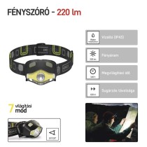 EMOS COB LED Fejlámpa 3W 220lm