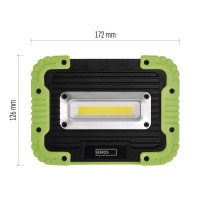 COB LED uzlādējama lampa darbam P4534, 600 lm, 3000 mAh