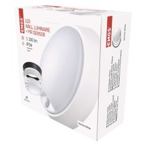 LED prisadené svietidlo ZURI s pohyb. senz., kruhové č/b 14W n.b.