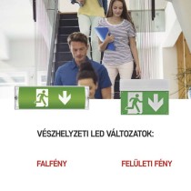 EMOS LED vészkijárat lámpatest CESSI 3W 3 óra MT