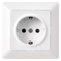 Steckdose SCHUKO, weiss